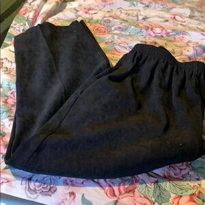 Briggs New York Womens Black Casual Pants Size Medium With Elastic Waist